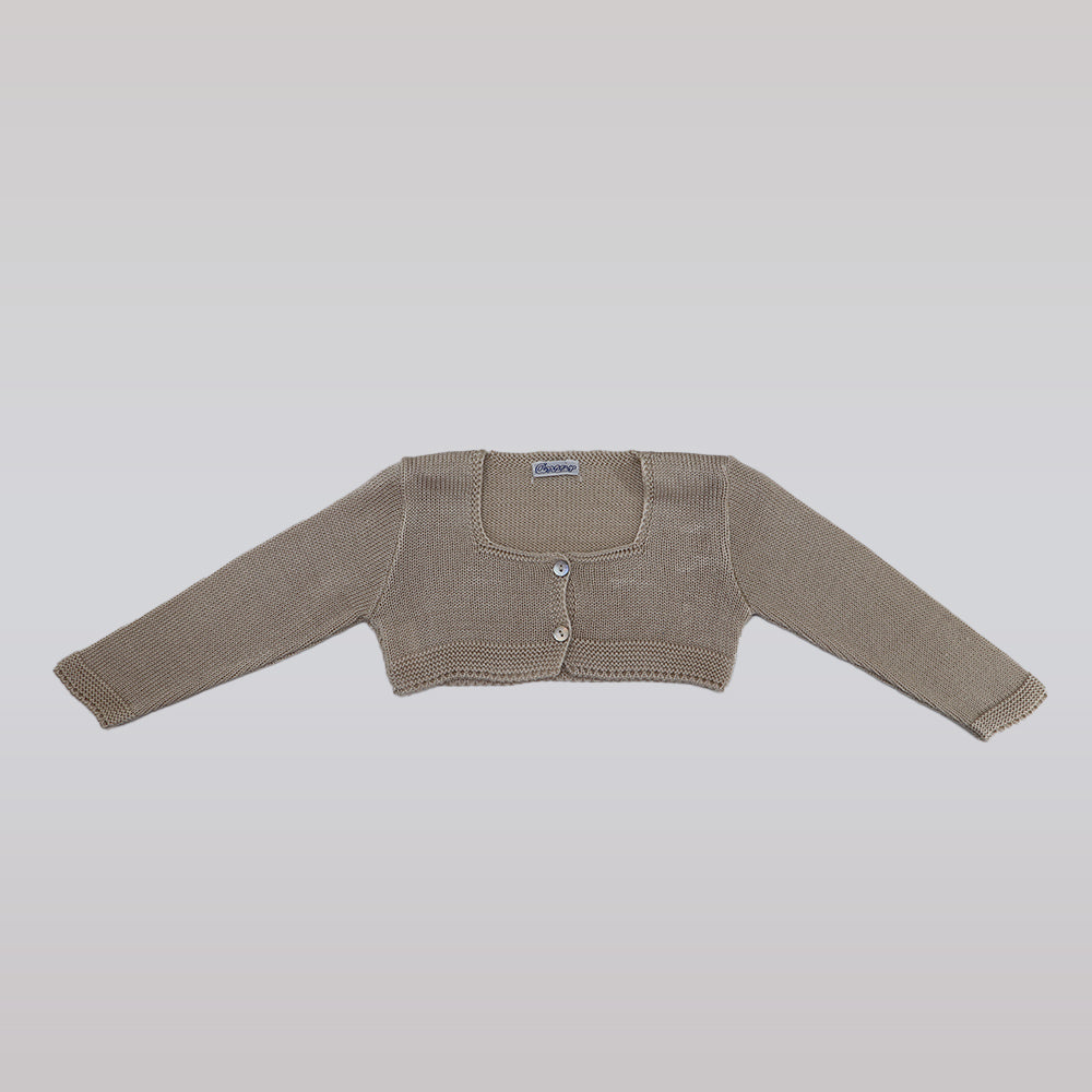 Ancar Infants Hooded Knit Jacket with Classic Button Closure