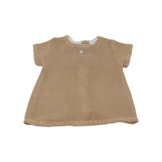 Purete Du Bebe Brown Knit Sweater for Infants and Toddlers