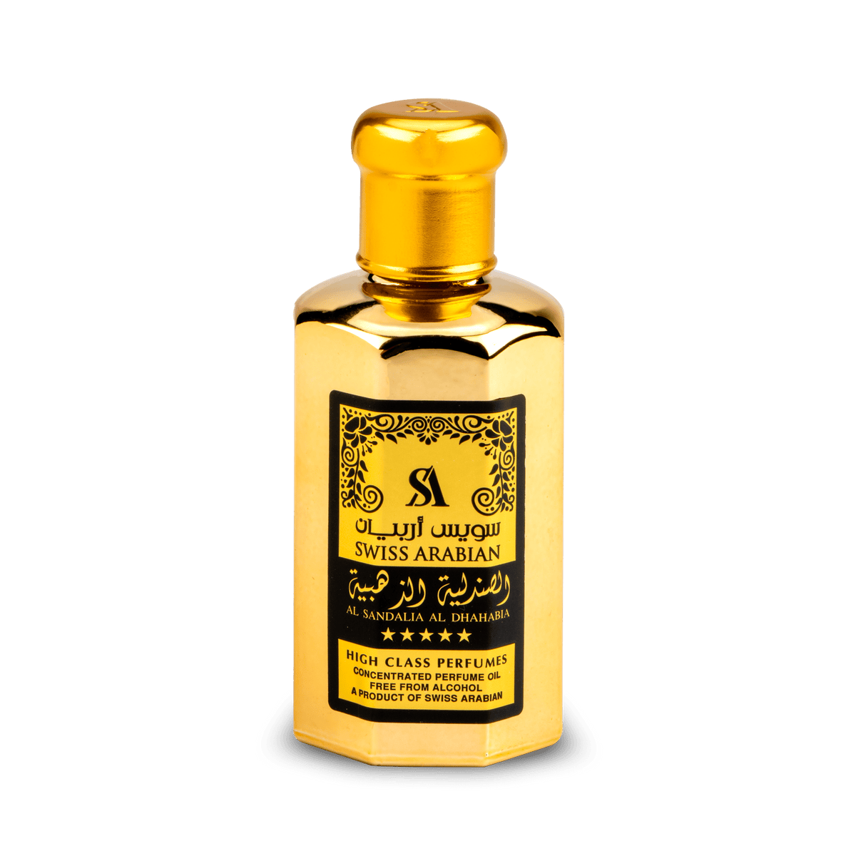Swiss Arabian Al Sandalia Al Dhahabia Concentrated Sandalwood Perfume Oil
