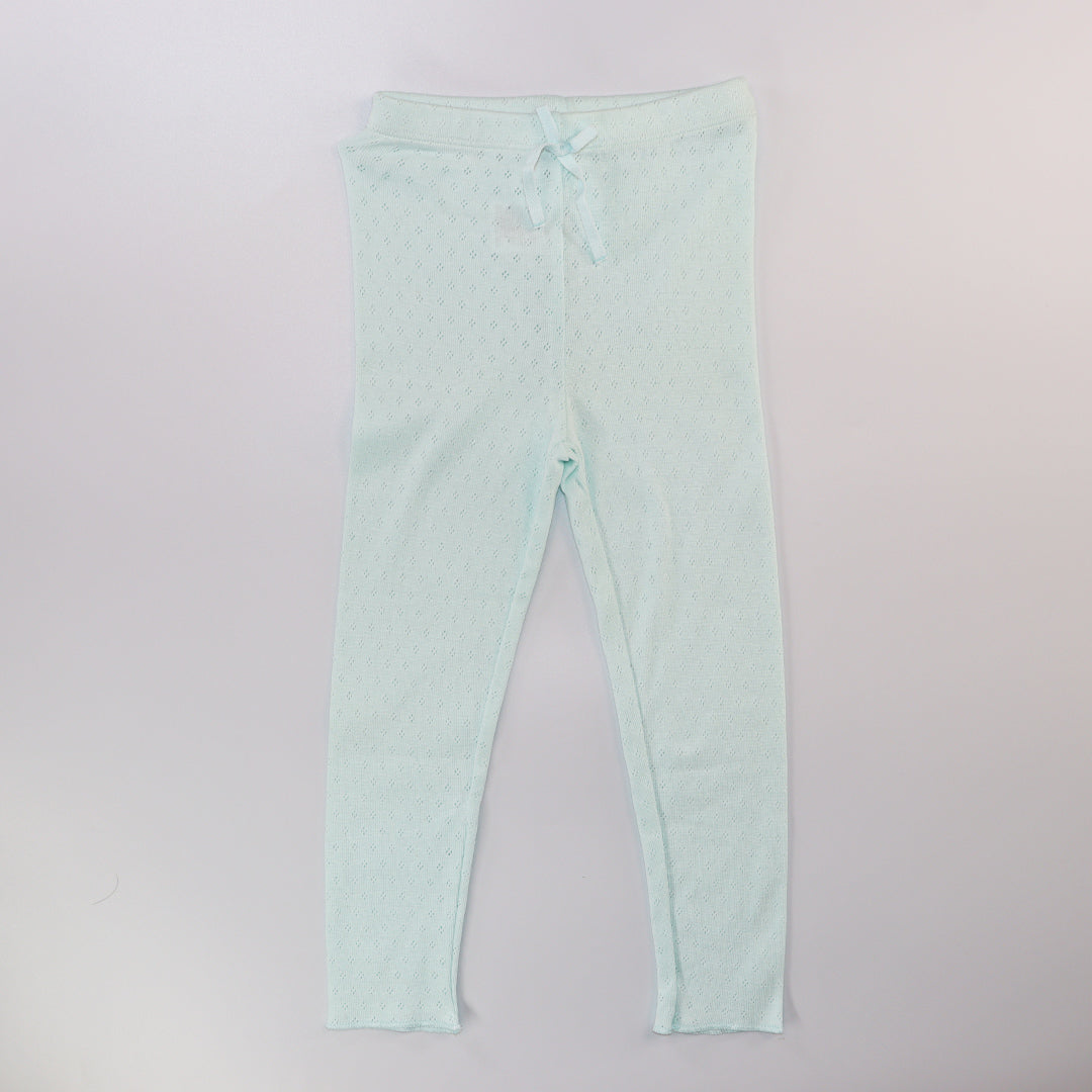 Les Enfantines Kids PHQ Aqua Green Soft Cotton Everyday Leggings