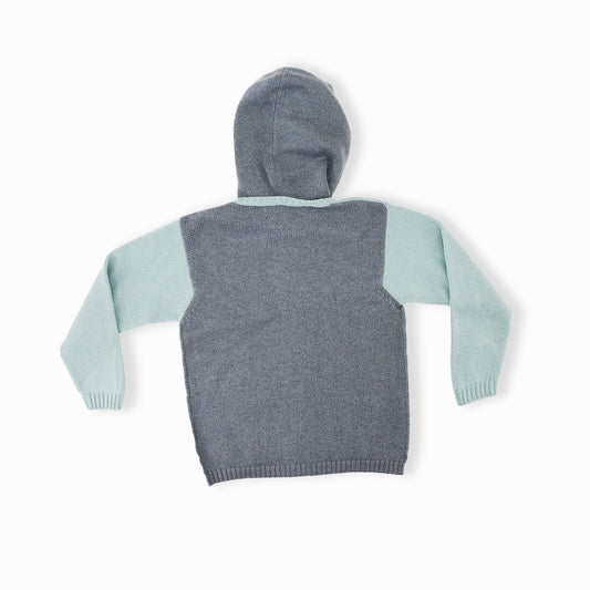 Premium La Stupenderia Green Knit Cardigan for Classic Kids Style