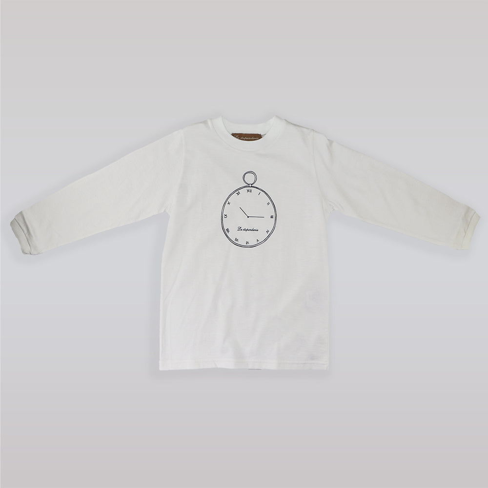 La Stupenderia Mago Boys White Short Sleeve Button Down Shirt