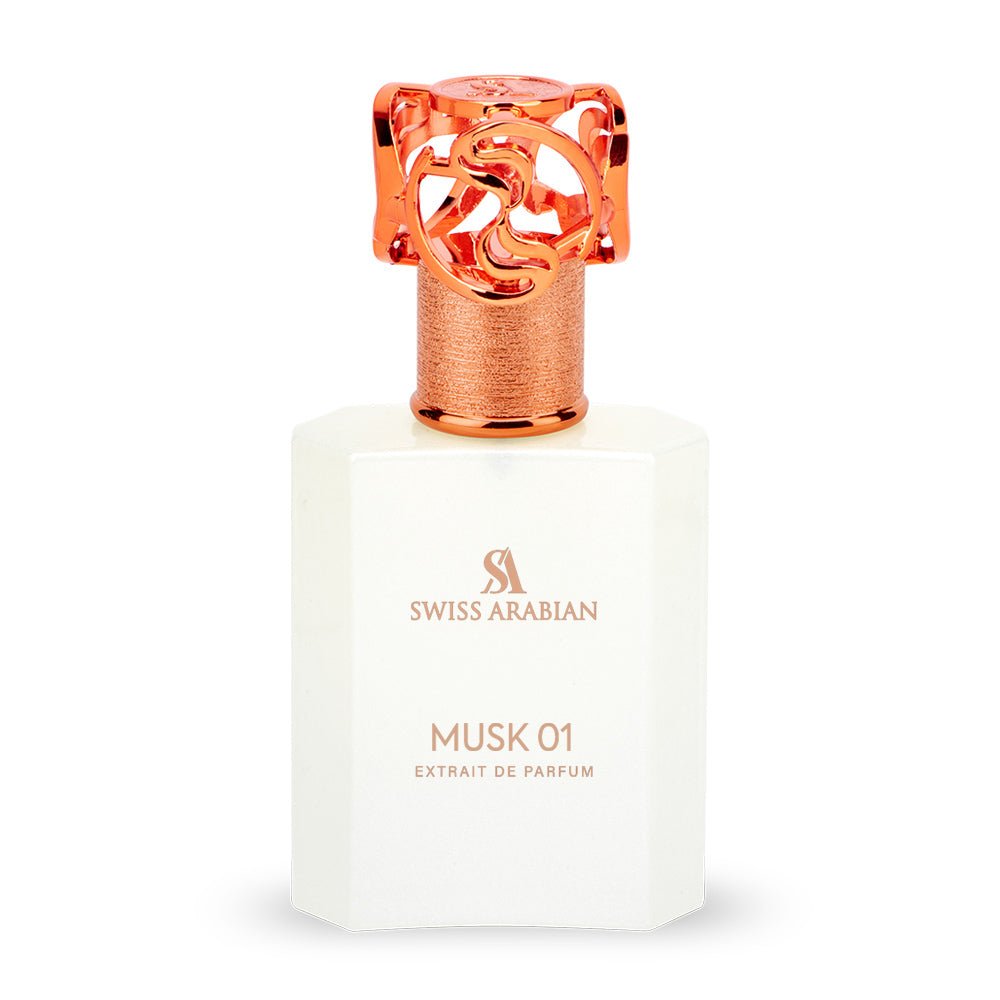 Swiss Arabian Musk 01 Luxury Unisex Perfume with Sandalwood and Vanilla