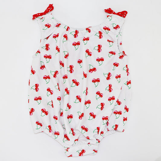 Rachel Riley Cherry Print Multi Coloured Toddler Beach Onesie