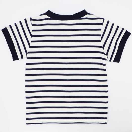 Rachel Riley Boys Striped Soft Cotton Toddler T-Shirt