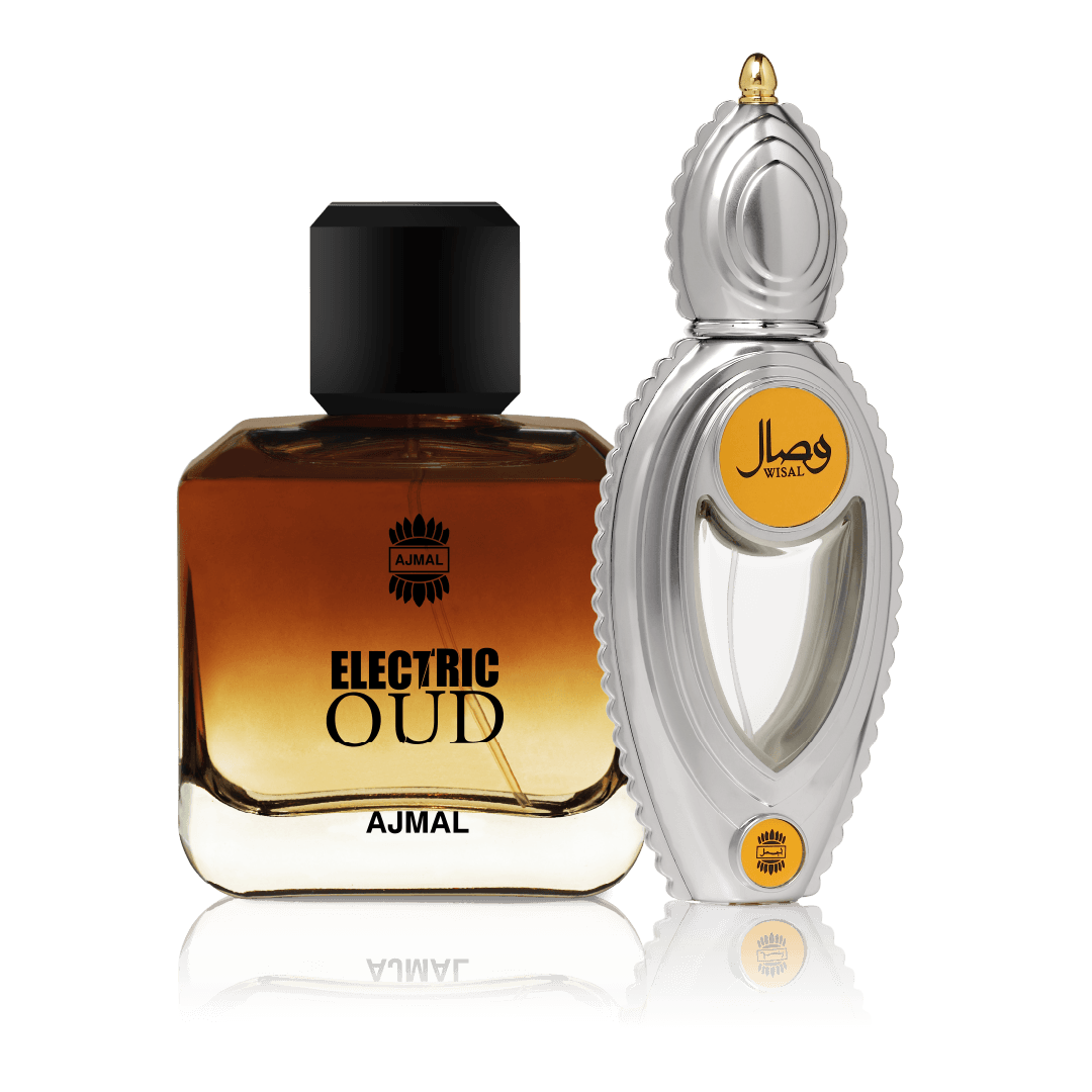 Ajmal Wisal Perfume and Electric Oud Fragrance Gift Collection
