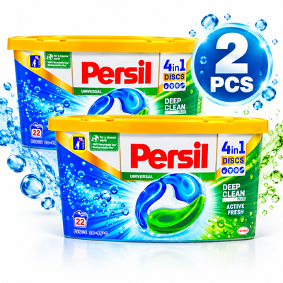 Persil 4-in-1 Laundry Discs – Powerful Clean – 22 Discs x 2pcs