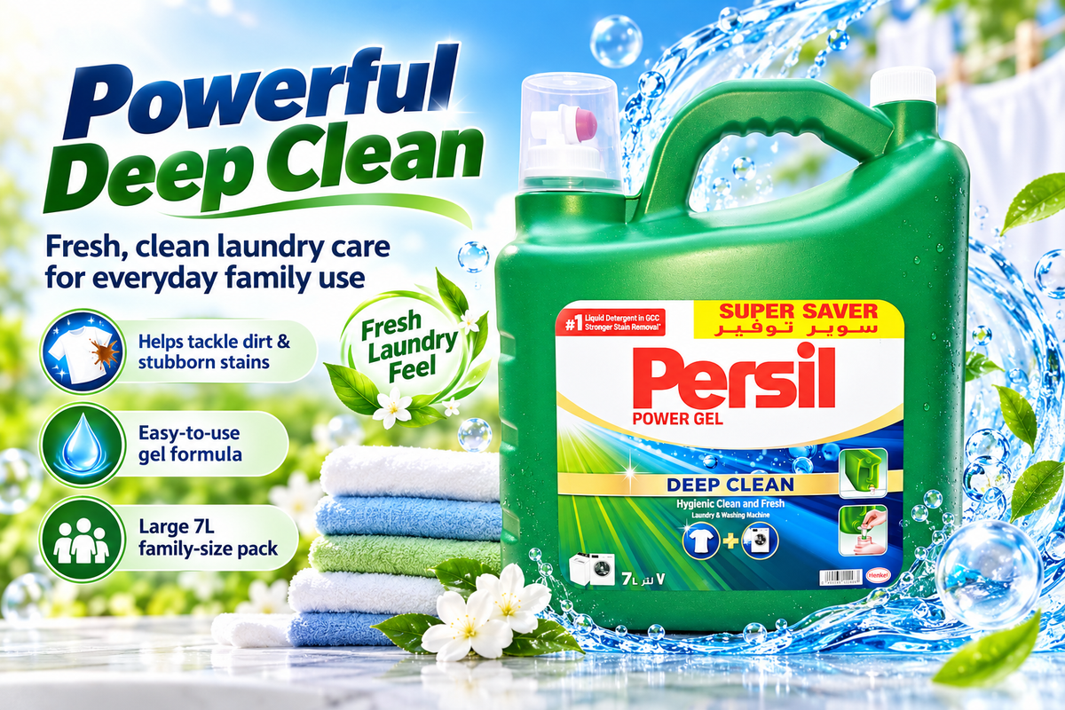 Persil Power Gel Green 7L – Deep Clean & Long-Lasting Freshness