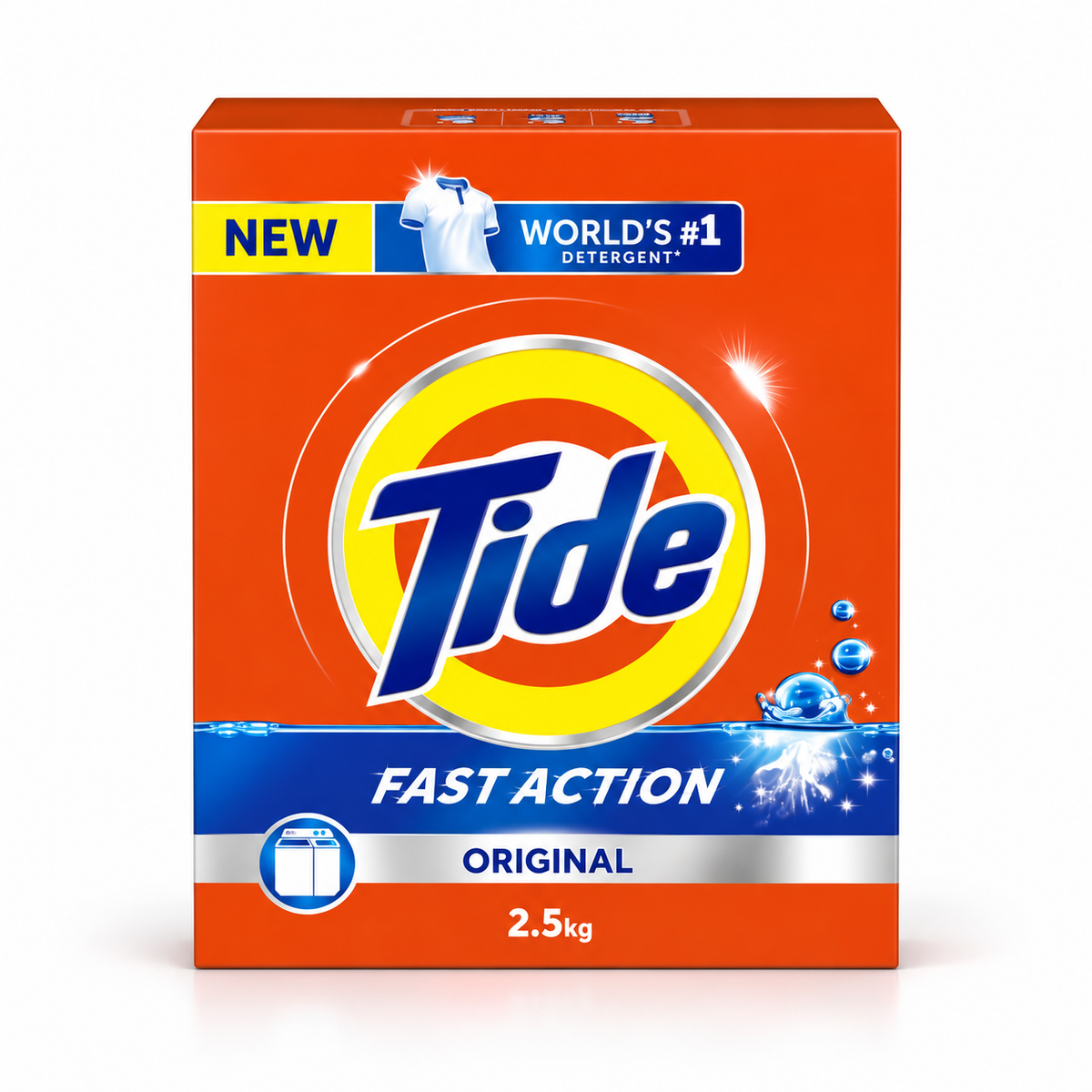Tide Blue Original Scent 2.5kg x 2pack – Family Laundry Care