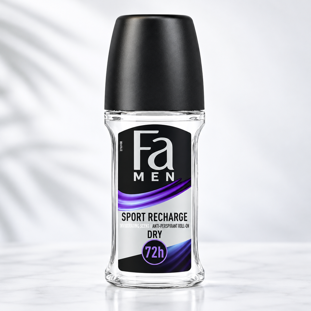 Fa Sport Recharging 50ml x 4pcs  – Daily Deodorant Roll-On