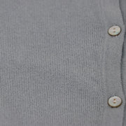 I Love Gorgeous Girls Gray Logo Knit Cotton Cardigan Sweater