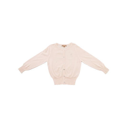 I Love Gorgeous Girls Peach Logo Knit Button Cardigan