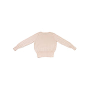 I Love Gorgeous Girls Peach Logo Knit Cardigan Sweater