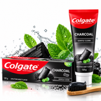 Colgate Gentle Clean Charcoal 120g – Deep Clean & Fresh Breath 6pcs