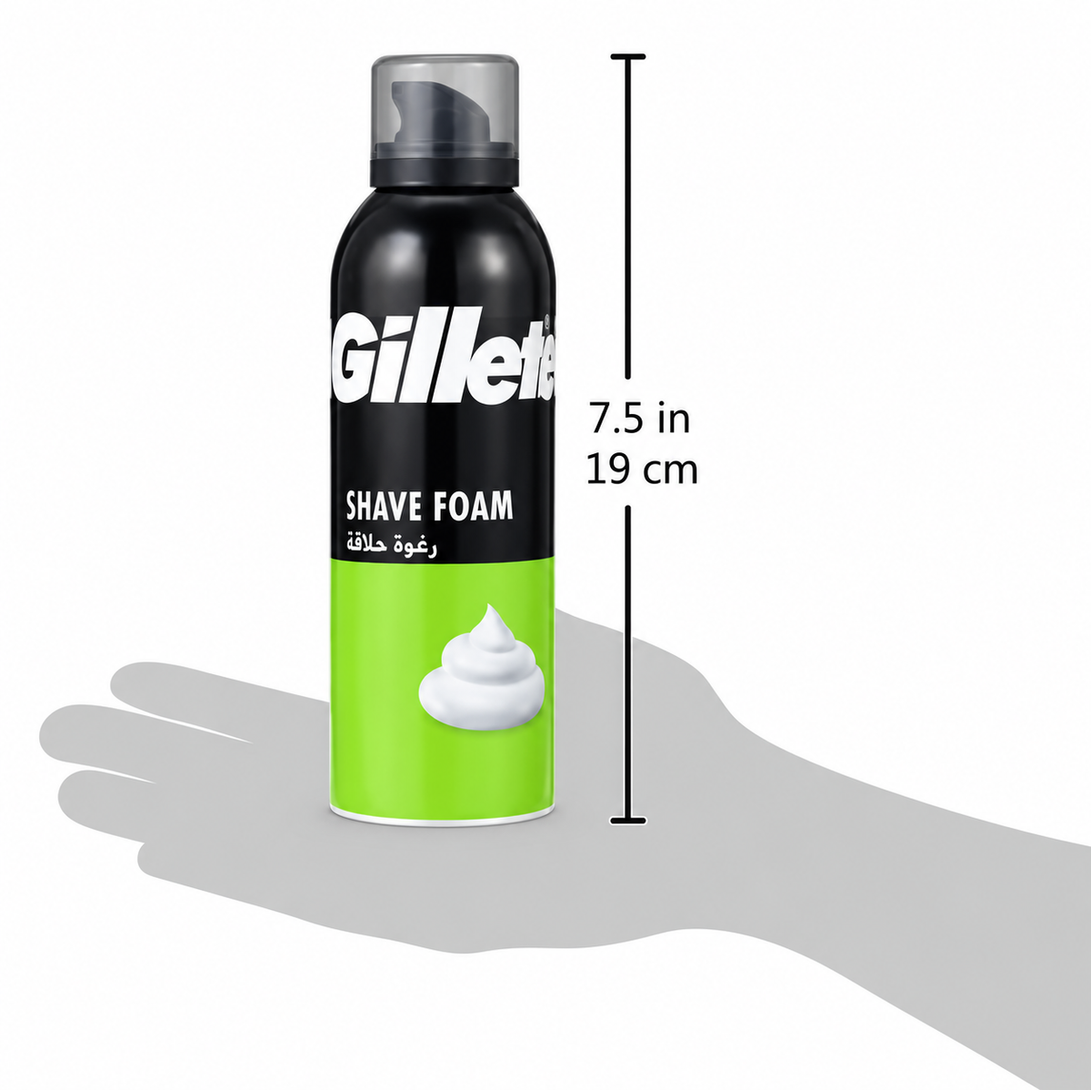 Gillette Lemon Lime Shaving Foam 200ml x 4pcs – Fresh & Smooth Shave