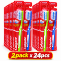 Colgate Double Action Toothbrush – Effective Everyday Cleaning 2pack x 24pcs