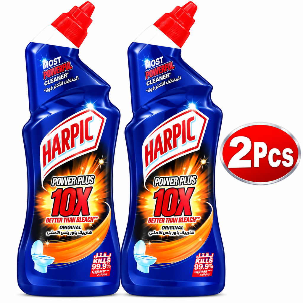Harpic Power Plus Black 750ml – Strong Toilet Cleaning Gel X 2Pcs