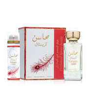 Lattafa Mahasin Crystal 100ml Eau De Parfum Long Lasting Scent