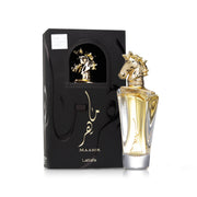 Lattafa Maahir Gold Eau De Parfum 100ml Exotic Saffron Oud Leather Scent