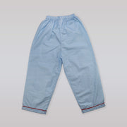 Annafie London Boys Blue Car Hand Smocked Cotton Pyjamas