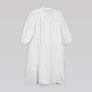 Annafie London Girls Pink Rose Smocked Dress White Collar