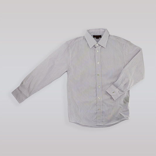 Fleurisse & Leon Bernard Boys Striped Long Sleeve Cotton Shirt