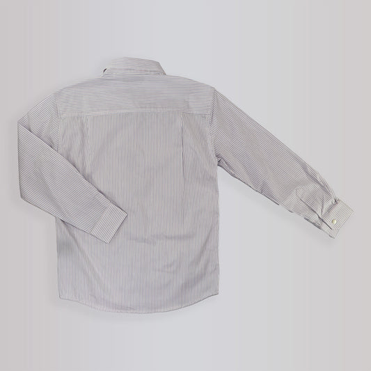 Fleurisse & Leon Bernard Boys Striped Long Sleeve Cotton Shirt