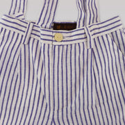 Fleurisse & Leon Albert Boys Blue Stripe Cotton Toddler Shirt