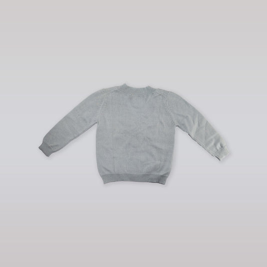 Fleurisse and Leon Paul Navy Blue Knitted Toddler Cardigan