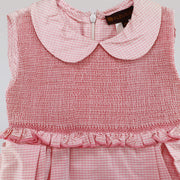 Fleurisse & Leon Lissette Pink Striped Cotton Toddler Dress