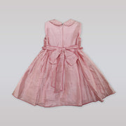 Fleurisse & Leon Lissette Pink Striped Cotton Toddler Dress