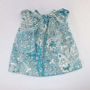 Ancar Toddler Boy White Cotton Shirt with Blue Piping Trim