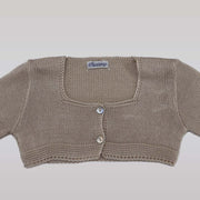 Ancar Classic Blue Knit Hooded Button Front Toddler Jacket