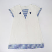 Elegant Ancar Girls Floral Sleeveless Cotton Summer Party Dress