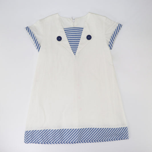 Elegant Ancar Girls Floral Sleeveless Cotton Summer Party Dress
