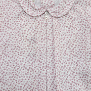 Paz Rodriguez Baby Girl Pink Cotton Blouse with Delicate Lace