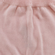 Paz Rodriguez Pink and White Knit Baby Giletu Vest