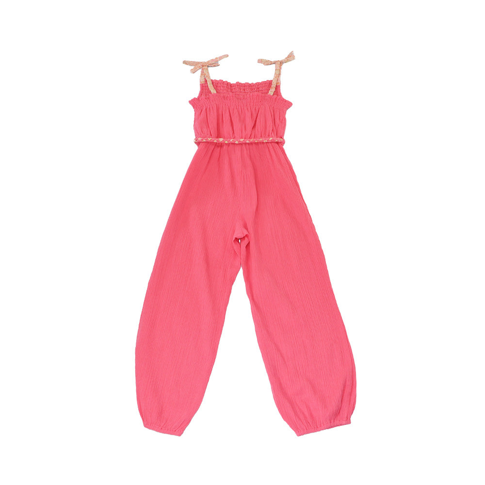 I Love Gorgeous Girls Pink Big Apple Cotton Play Suit