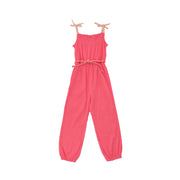 I Love Gorgeous Girls Pink Big Apple Cotton Play Suit