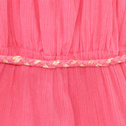I Love Gorgeous Girls Pink Big Apple Cotton Play Suit