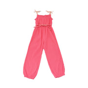 I Love Gorgeous Girls Pink Big Apple Cotton Play Suit