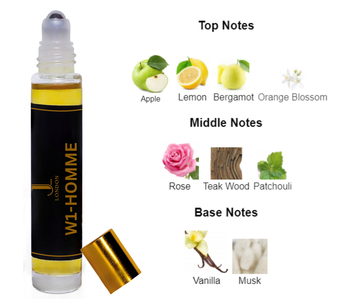Jan London Alcohol Free Long Lasting Unisex Attar Perfume Oil 10ml