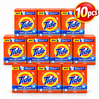 Tide Original Scent Laundry Detergent Powder – 270g 10Pcs