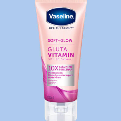 Click to see full view Vaseline Healthy Bright Soft+Glow Gluta Vitamin SPF 20 PA++ Body Serum – 180ml