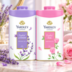 Yardley London English Lavender & English Rose Talcum Powder | Twin Pack (2 x 250g)