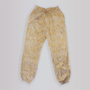 Pale Cloud Jamie Ecru Trousers with Shimmering Gold Foil
