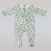 Petit Bateau Dors Bien Soft Cotton Baby Sleepsuit Footed Pajamas