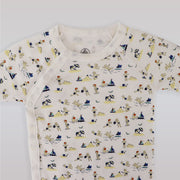 Magnolia Baby Stanny Short Sleeve Printed Soft Cotton Bodysuit