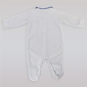 Petit Bateau Soft Cotton Baby Footed Sleepsuit Pajamas