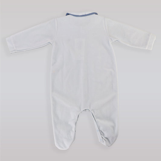 Petit Bateau Soft Cotton Baby Footed Sleepsuit Pajamas